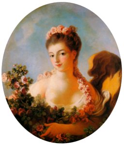 Jean-Honoré Fragonard – PORTRAIT OF ADELINE COLOMBE [from Fragonard]. Free illustration for personal and commercial use.