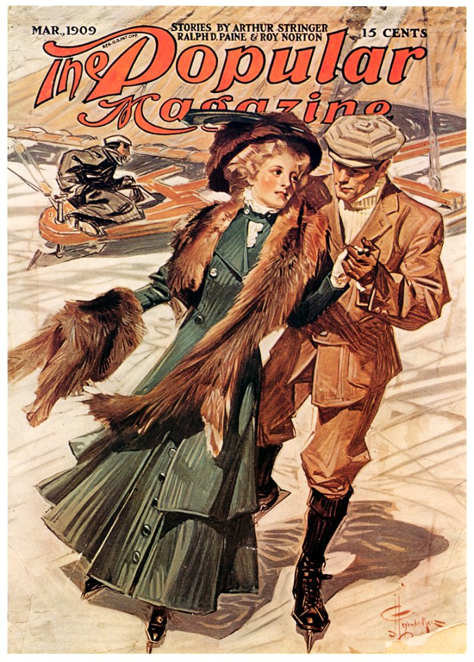 J. C. Leyendecker – The Popular Magazine cover, March 1909 [from The J. C. Leyendecker Poster Book]
