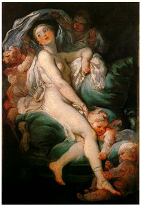 Jean-Honoré Fragonard – THE TOILET OF VENUS [from Fragonard]