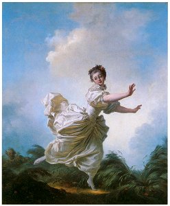 Jean-Honoré Fragonard – the-pre-arranged-flight [from Fragonard]. Free illustration for personal and commercial use.