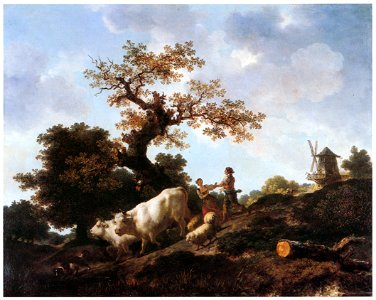 Jean-Honoré Fragonard – THE RETURN OF THE DROVE [from Fragonard]