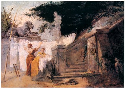 Jean-Honoré Fragonard – THE WASHERWOMEN [from Fragonard]