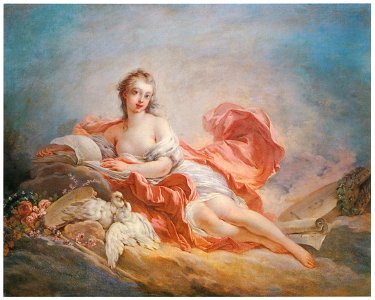 Jean-Honoré Fragonard – THE ARTS: MUSIC [from Fragonard]. Free illustration for personal and commercial use.