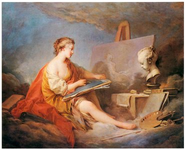 Jean-Honoré Fragonard – THE ARTS: PAINTING [from Fragonard]. Free illustration for personal and commercial use.