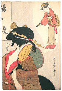 Kitagawa Utamaro – Umegae Dreaming of Okita [from Ukiyo-e shuka. Museum of Fine Arts, Boston III]