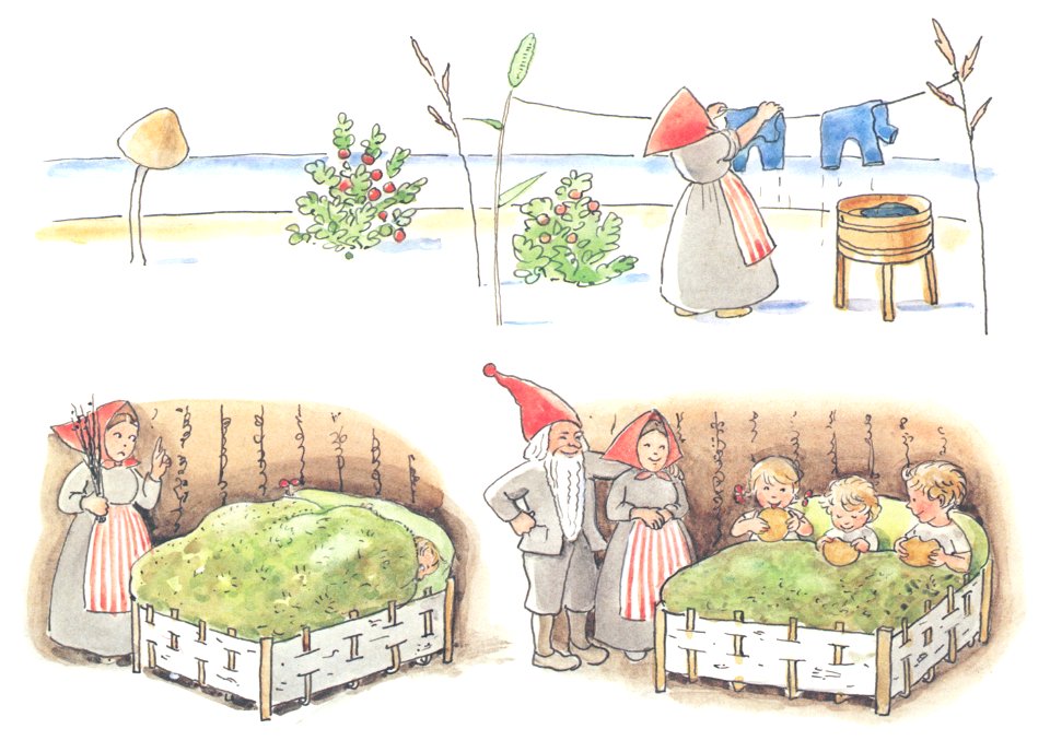 Elsa Beskow – Plate 16 [from The Children of Hat Cottage]