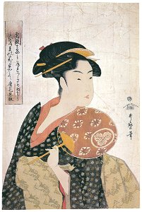 Kitagawa Utamaro – Takashima Ohisa [from Ukiyo-e shuka. Museum of Fine Arts, Boston III]. Free illustration for personal and commercial use.