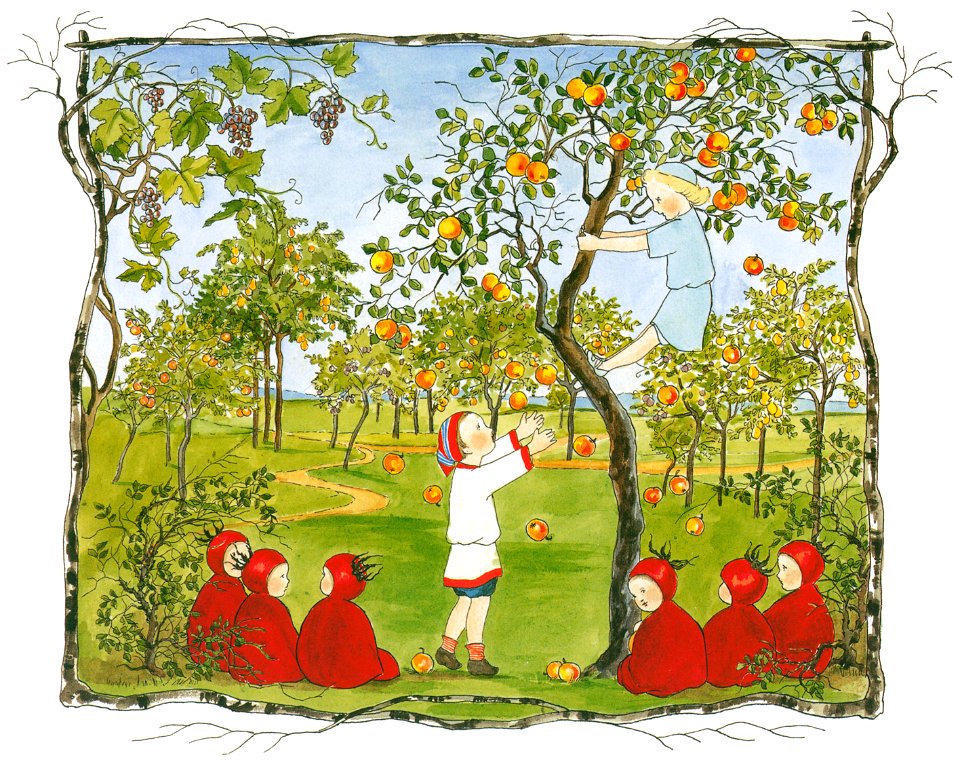 Sibylle von Olfers – Plate 4 [from The Story of the Wind Children]