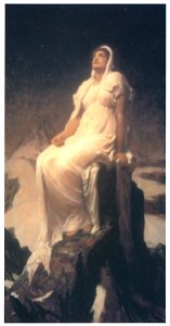 Frederic Leighton – The Spirit of the Summit [from Frederick Lord Leighton]. Free illustration for personal and commercial use.