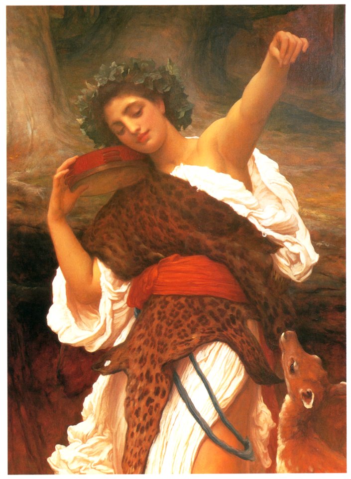 Frederic Leighton – Bacchante [from Frederick Lord Leighton]