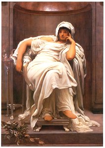 Frederic Leighton – Faticida [from Frederick Lord Leighton]. Free illustration for personal and commercial use.
