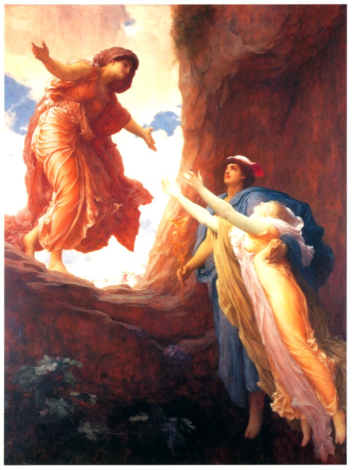 Frederic Leighton – The Return of Persephone [from Frederick Lord ...