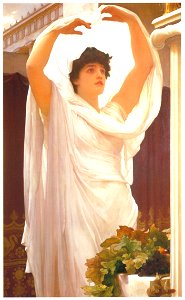Frederic Leighton – Invocation [from Frederick Lord Leighton]. Free illustration for personal and commercial use.