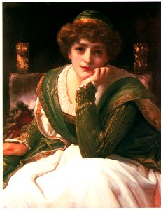 Frederic Leighton – Desdemona [from Frederick Lord Leighton]. Free illustration for personal and commercial use.
