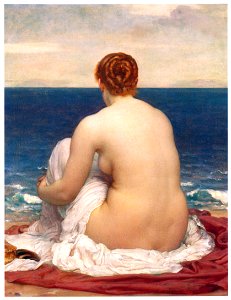 Frederic Leighton – Psamathe [from Frederick Lord Leighton]. Free illustration for personal and commercial use.