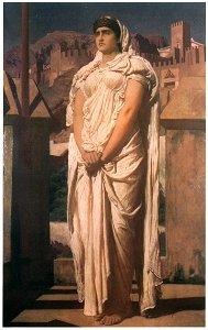 Frederic Leighton – Clytemnestra [from Frederick Lord Leighton]. Free illustration for personal and commercial use.