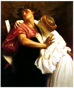 Frederic Leighton – Orpheus and Eurydice [from Frederick Lord Leighton]. Free illustration for personal and commercial use.
