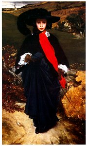 Frederic Leighton – Miss May Sartoris [from Frederick Lord Leighton]. Free illustration for personal and commercial use.