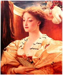 Frederic Leighton – Bianca [from Frederick Lord Leighton]. Free illustration for personal and commercial use.