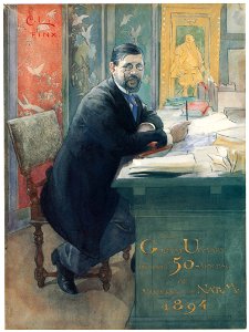 Carl Larsson – Gustaf Upmark [from The Painter of Swedish Life: Carl Larsson]. Free illustration for personal and commercial use.