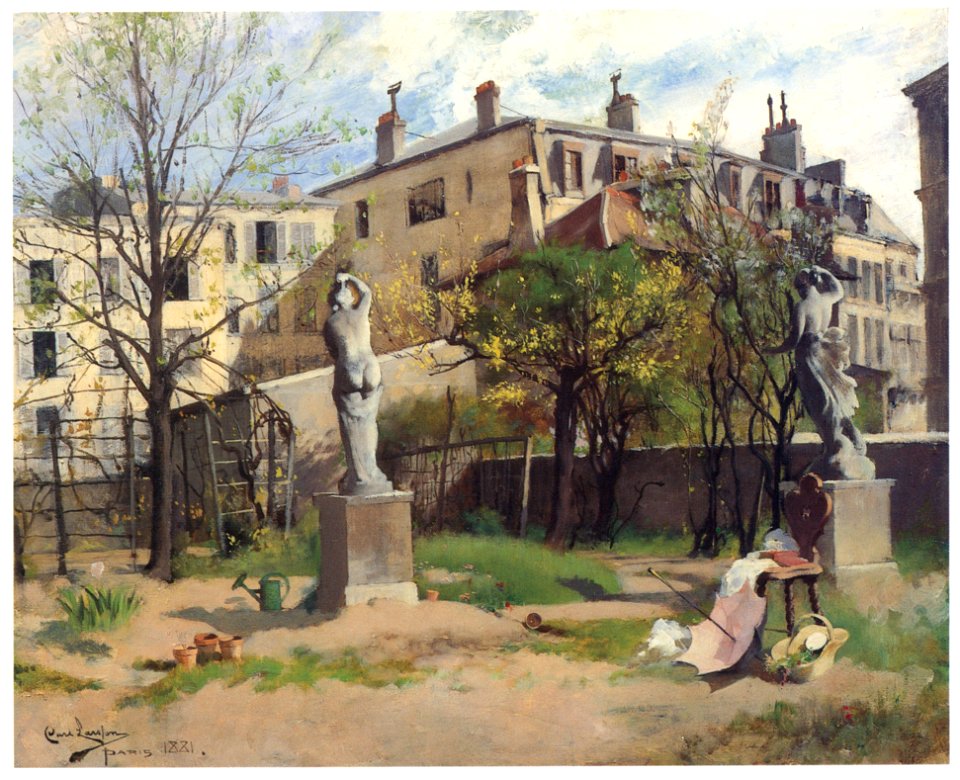 Carl Larsson – As the Trees Come into Leaf [from The Painter of Swedish Life: Carl Larsson]