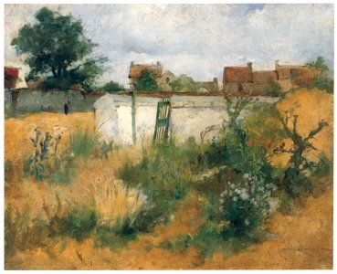 Carl Larsson – Landscape Study from Barbizon [from The Painter of Swedish Life: Carl Larsson]