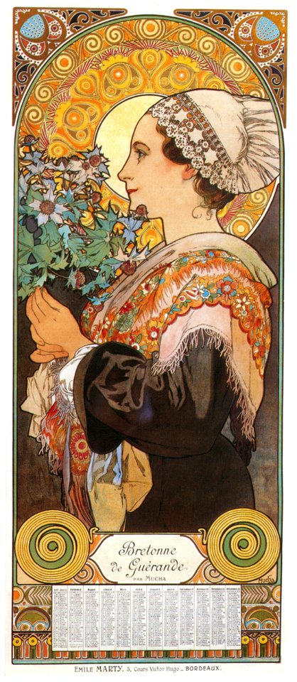 Alphonse Mucha – CHARDON DE GREVES [from Alphonse Mucha: The Ivan Lendl collection]