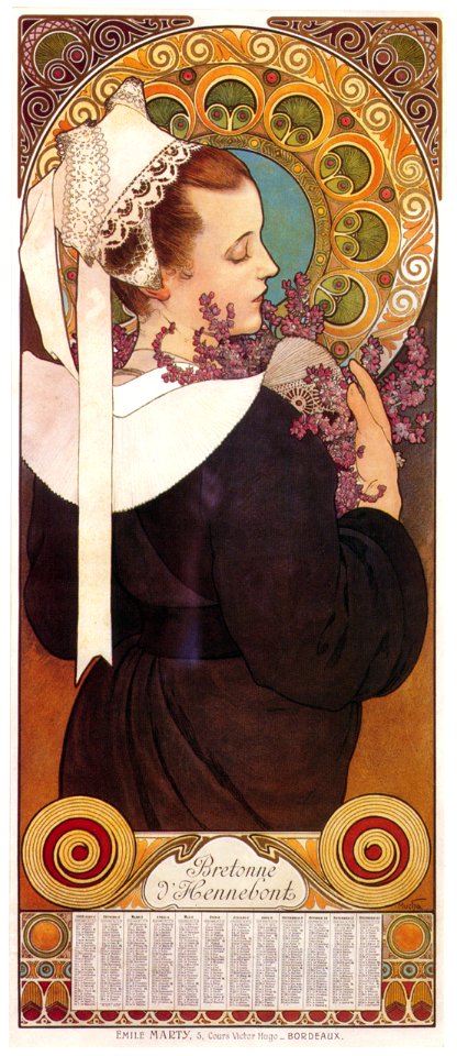 Alphonse Mucha – BRUYERE DE FALAISE [from Alphonse Mucha: The Ivan Lendl collection]