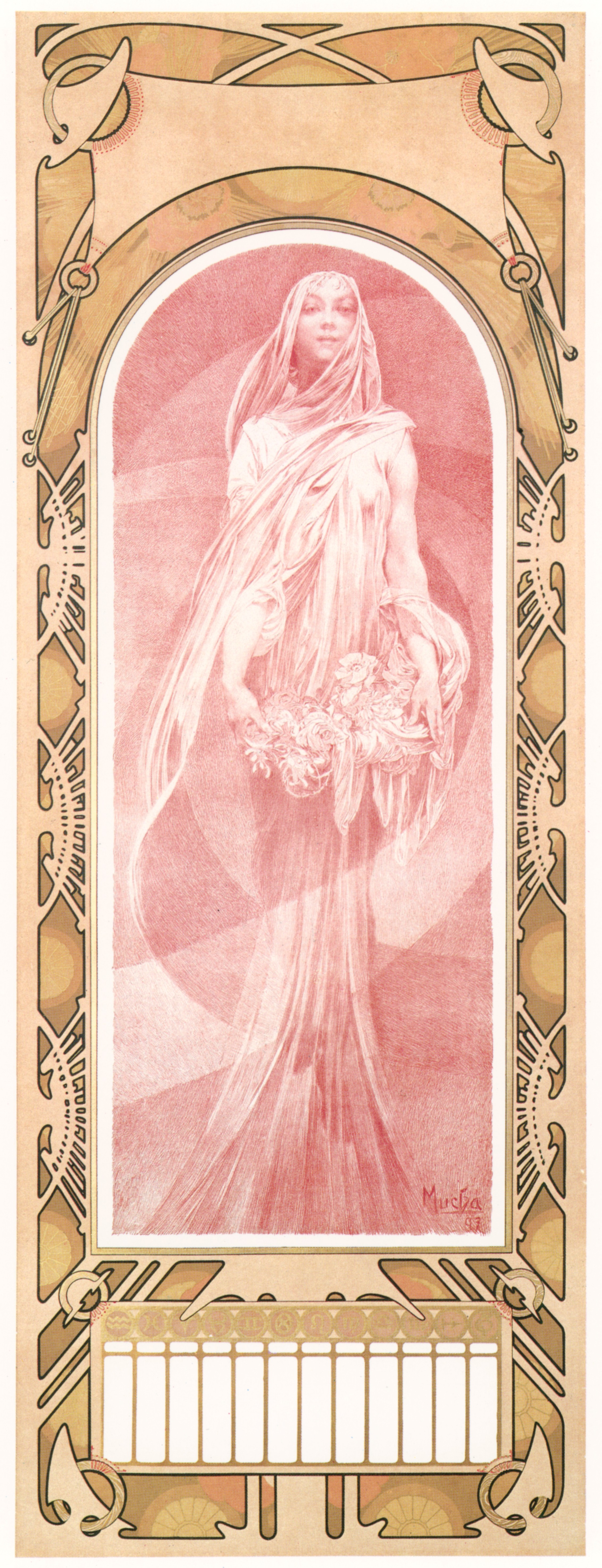 Alphonse Mucha – L’ANNEE QUI VIENT [from Alphonse Mucha: The Ivan Lendl collection]