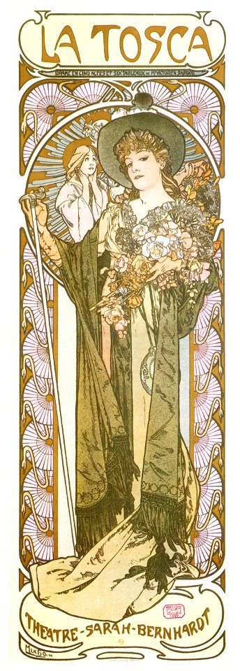 Alphonse Mucha – LA TOSCA [from Alphonse Mucha: The Ivan Lendl ...