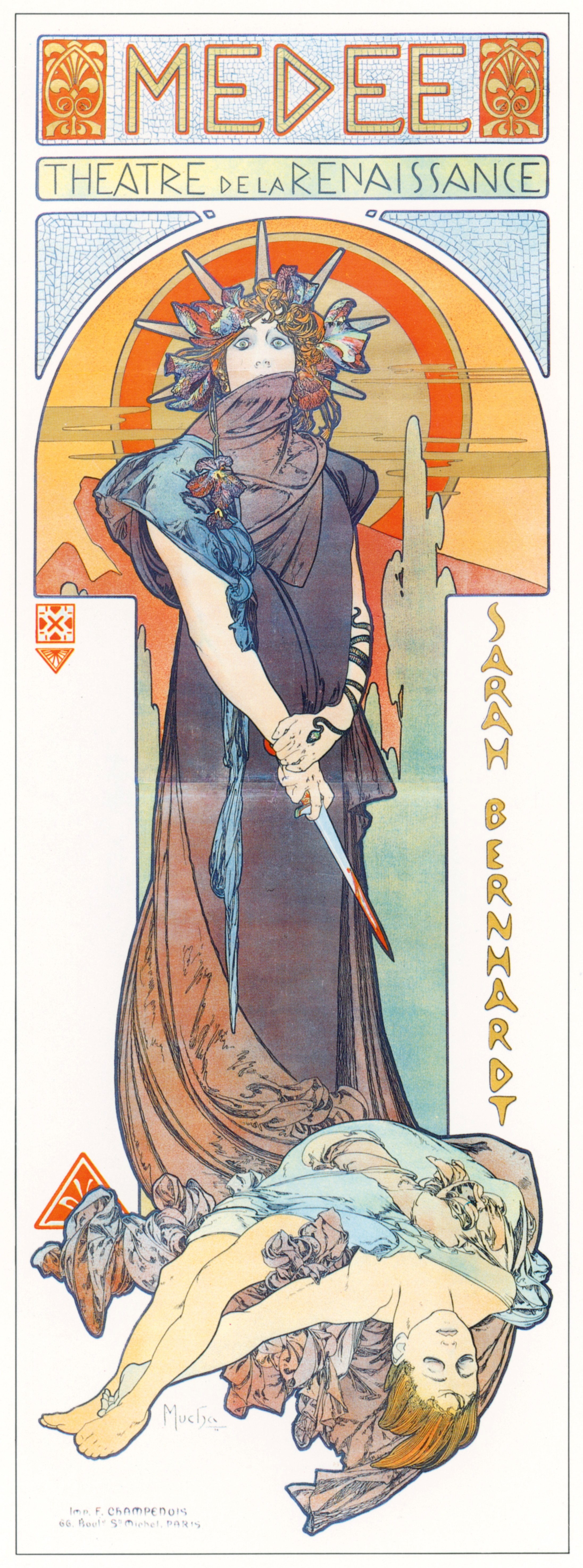 Alphonse Mucha – MEDEE [from Alphonse Mucha: The Ivan Lendl collection]