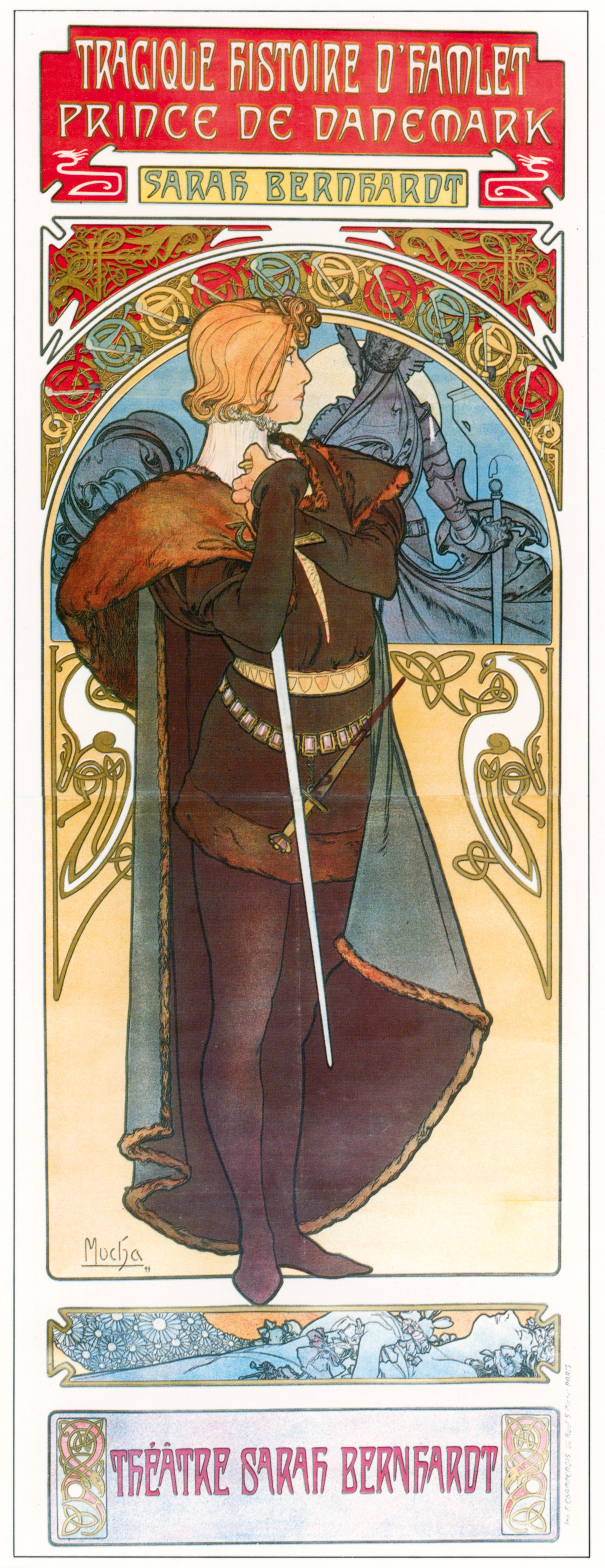 Alphonse Mucha – HAMLET [from Alphonse Mucha: The Ivan Lendl collection]