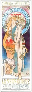 Alphonse Mucha – LA SAMARITAINE [from Alphonse Mucha: The Ivan Lendl collection]. Free illustration for personal and commercial use.
