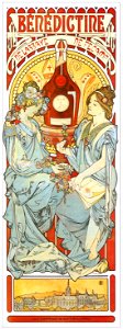 Alphonse Mucha – BENEDICTINE [from Alphonse Mucha: The Ivan Lendl collection]