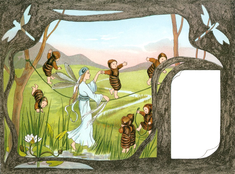Sibylle von Olfers – Plate 3 [from The Story of the Butterfly Children]