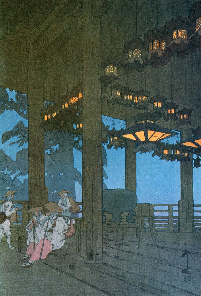 Yoshida Hiroshi – Nigatsudo [from Fukuoka Art Museum]
