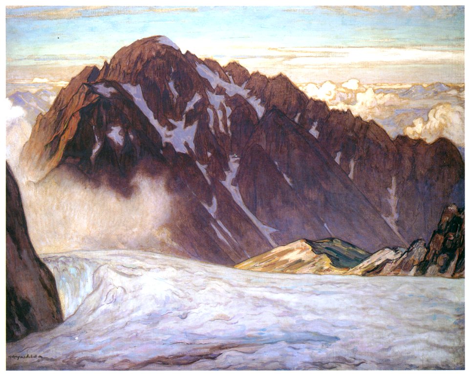 Yoshida Hiroshi – Mt. Tsurugi [from Fukuoka Art Museum]