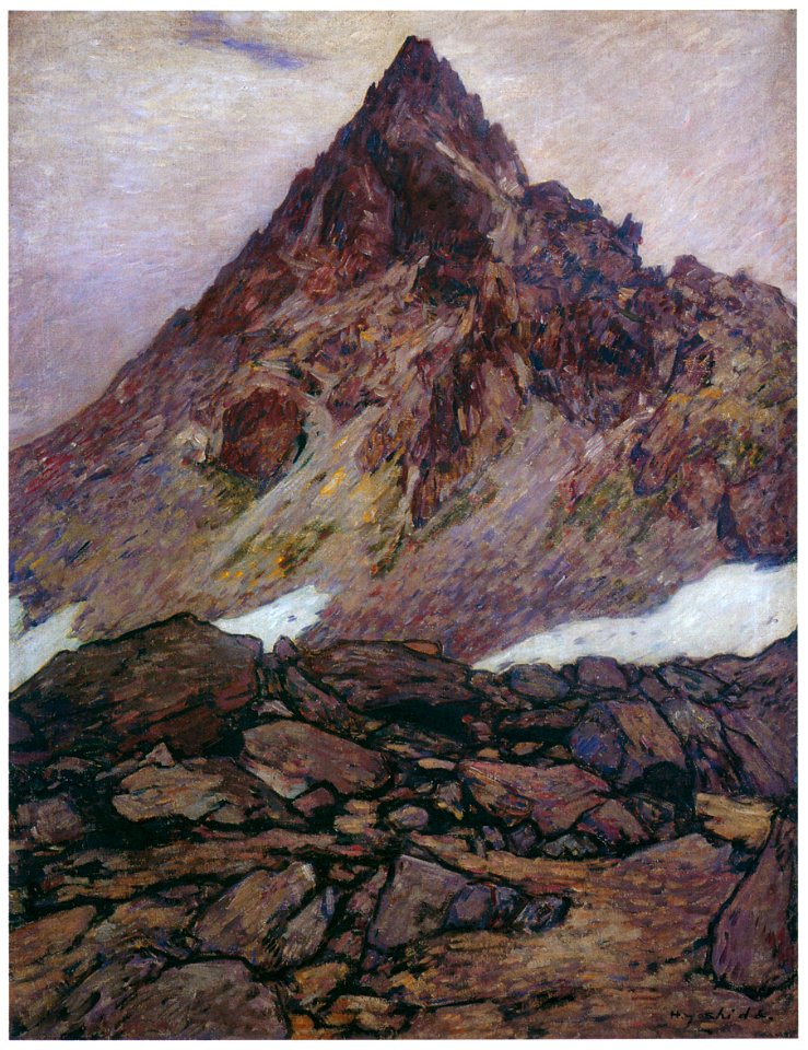 Yoshida Hiroshi – Mt. Yarigatake [from Fukuoka Art Museum]