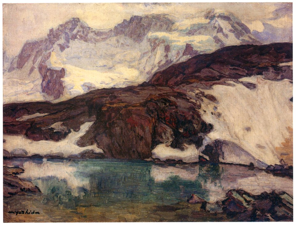 Yoshida Hiroshi – Mt. Breithorn [from Fukuoka Art Museum]