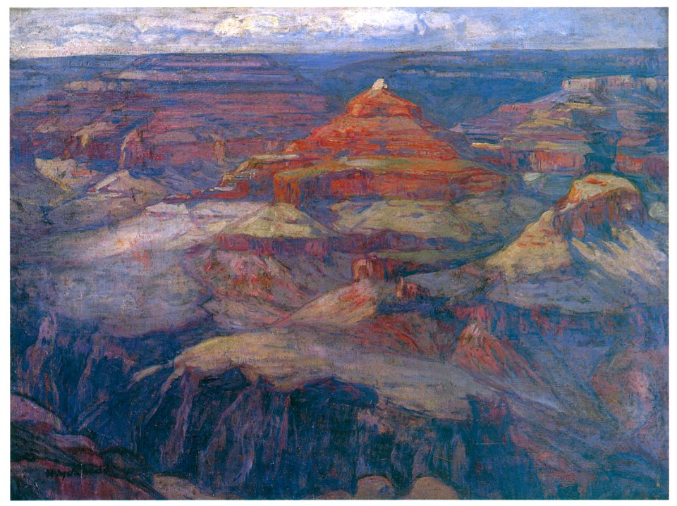 Yoshida Hiroshi – The Grand Canyon [from Fukuoka Art Museum]