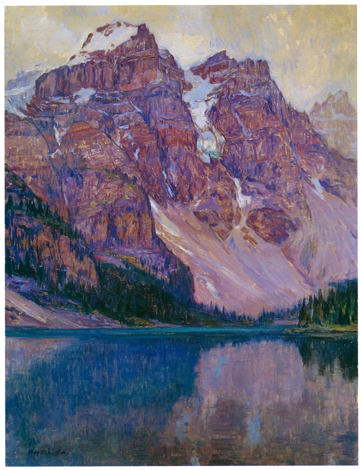 Yoshida Hiroshi – Lake Moraine [from Fukuoka Art Museum]
