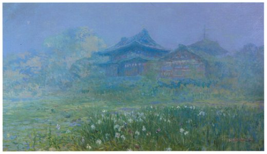 Yoshida Hiroshi – Horikiri-ji Temple [from Fukuoka Art Museum]