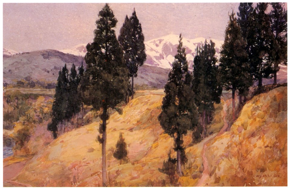 Yoshida Hiroshi – Woody Hill [from Fukuoka Art Museum]