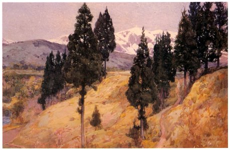 Yoshida Hiroshi – Woody Hill [from Fukuoka Art Museum]