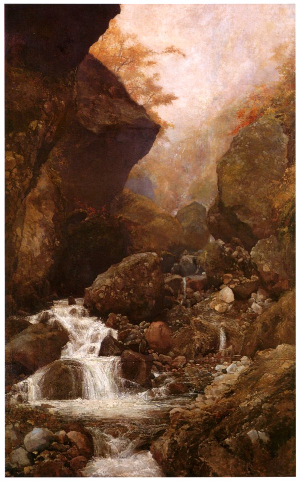 Yoshida Hiroshi – Mid-Autumn in the Mountain [from Fukuoka Art Museum]