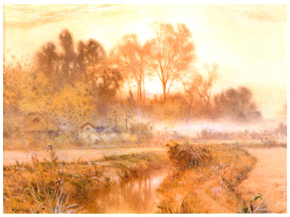 Yoshida Hiroshi – Scenery [from Fukuoka Art Museum]