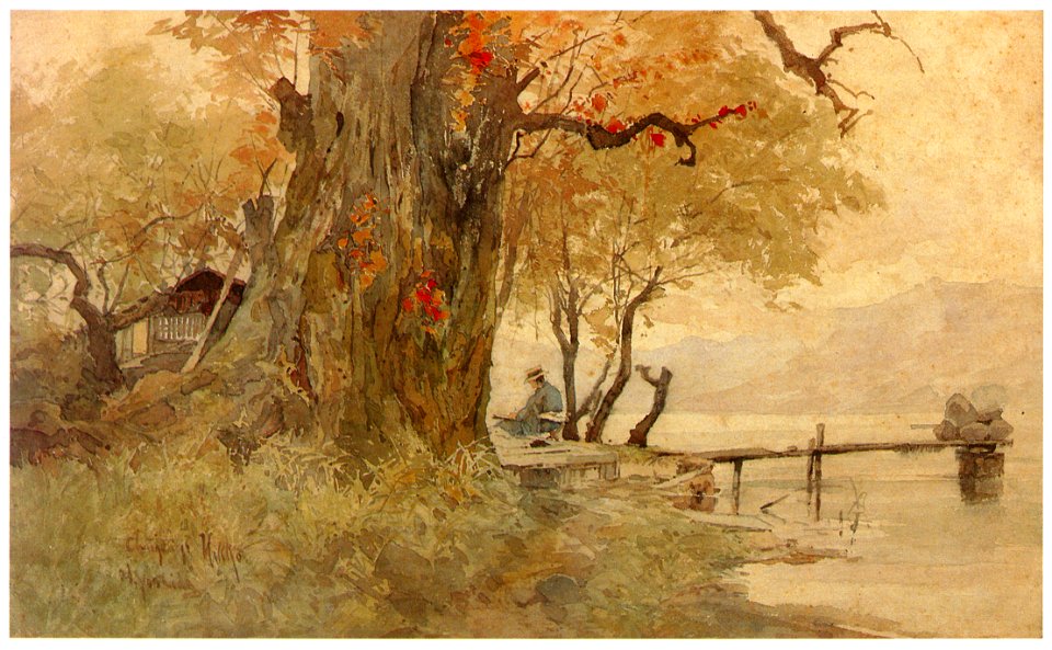 Yoshida Hiroshi – Chuzenji in Nikko [from Fukuoka Art Museum]