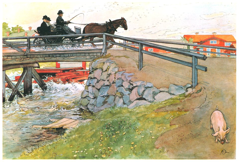 Carl Larsson – The Bridge [from Our Home]