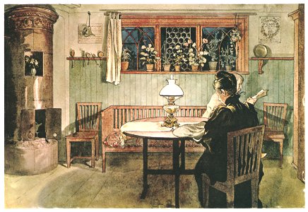 Carl Larsson – When the Children have Gone to Bed [from Our Home]