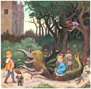 Elsa Beskow – Plate 14 [from The Land of Long Ago]